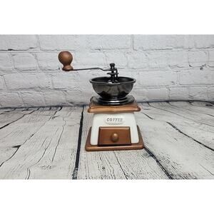 Vintage 70's Delft Blue Coffee Grinder Windmill Design